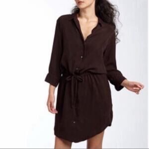 James Perse Button Front Shirt Dress Size 2 (US Medium)